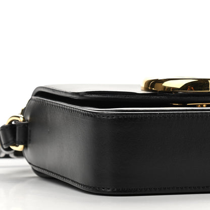 Chloe Shiny Calfskin Suede Mini C Double Carry Black 8 of 9