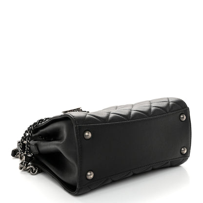Chanel Caviar Quilted Small CC Bucket Bag Black 4 of 11