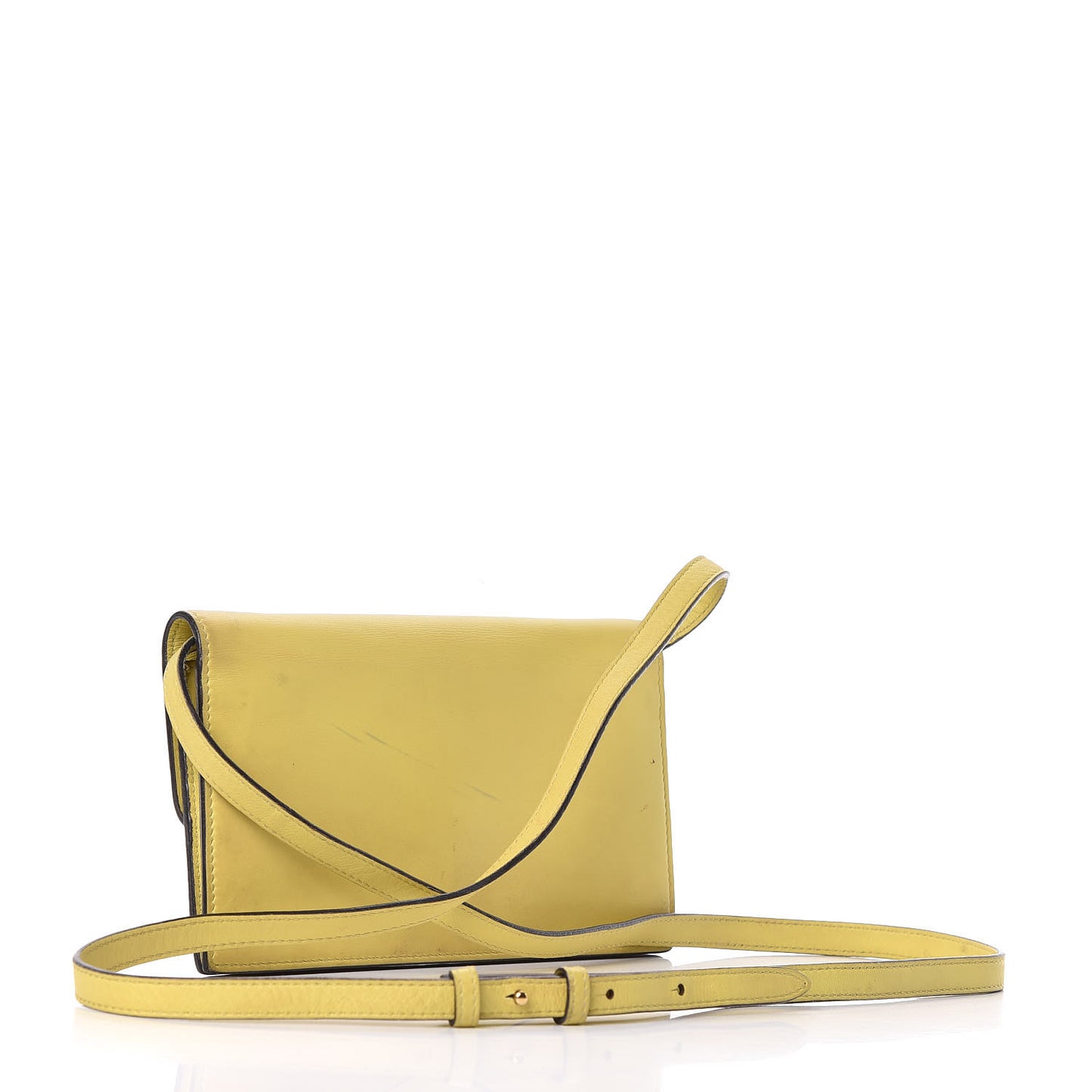Moon Calfskin Icon Wallet Mimosa Flower