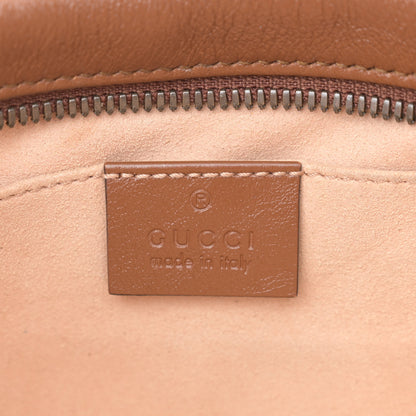 Gucci Glazed Calfskin Matelasse Diagonal Small GG Marmont Chain Shoulder Bag Cuir 6 of 10