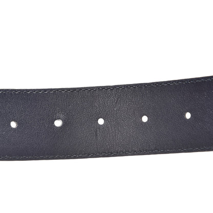 Gucci GG Supreme Monogram Blooms Interlocking G Belt 110 44 Beige Blue Navy 7 of 7