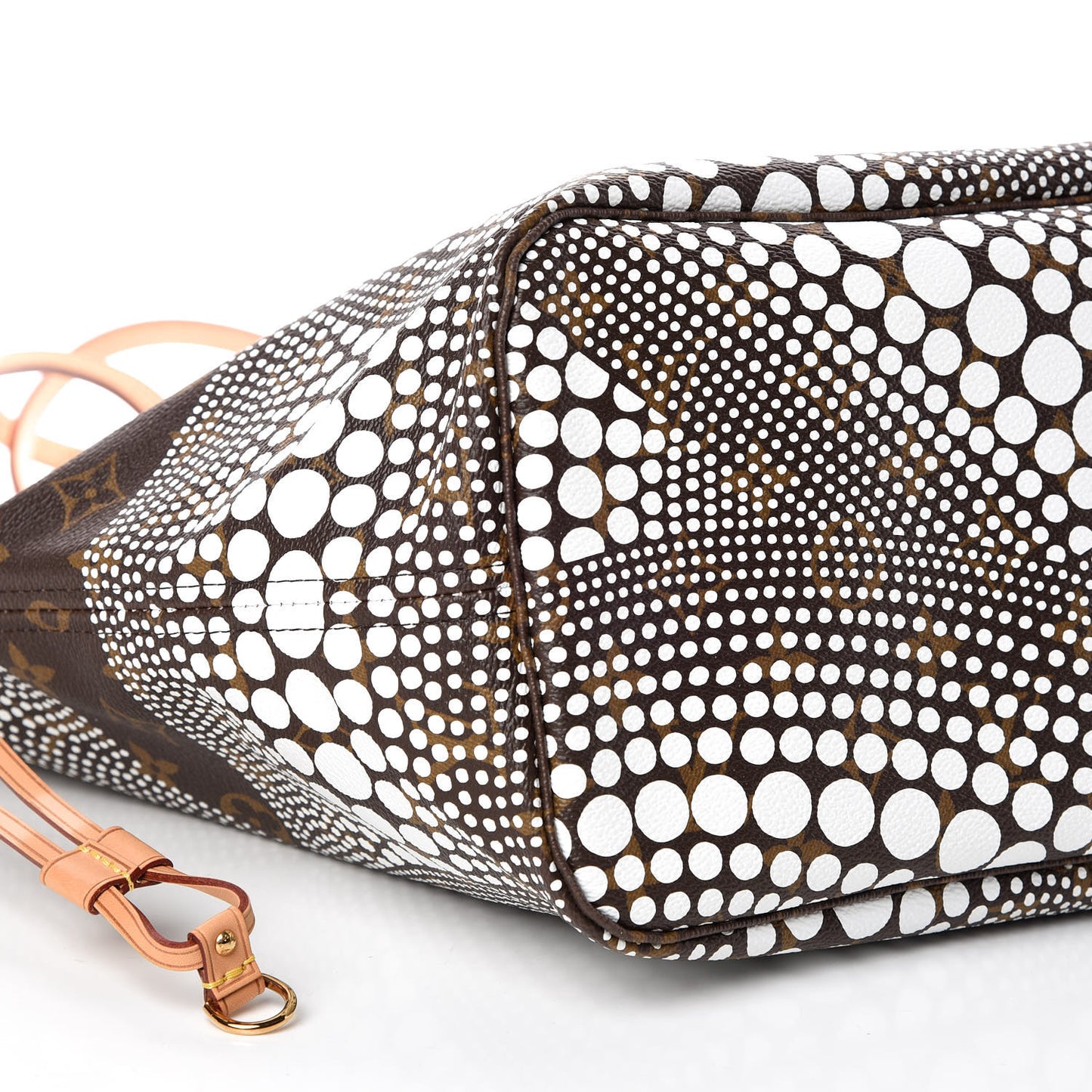 Monogram Kusama Waves Neverfull MM White