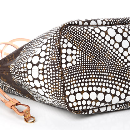 Louis Vuitton Monogram Kusama Waves Neverfull MM White 6 of 10