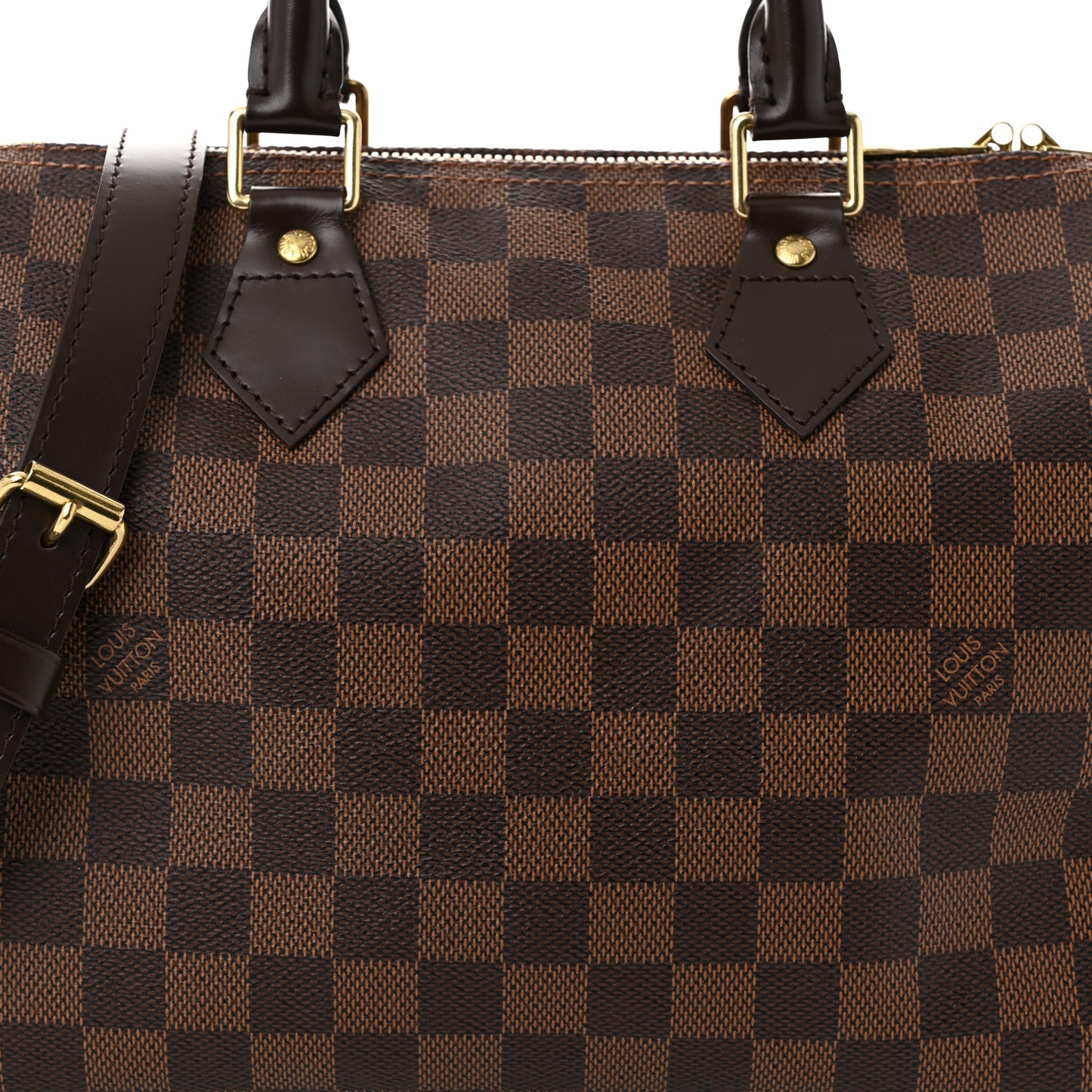 Damier Ebene Speedy Bandouliere 25