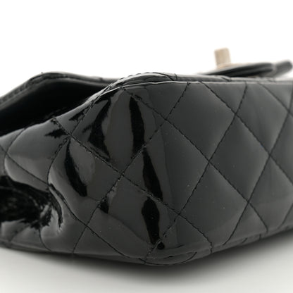 Chanel Patent Calfskin Quilted Mini Rectangular Flap Black 9 of 14