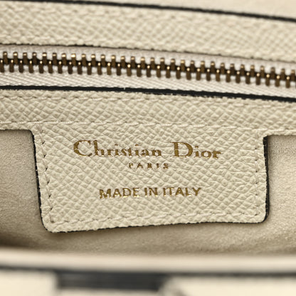 Christian Dior Grained Calfskin Saddle Bag White 6 of 10