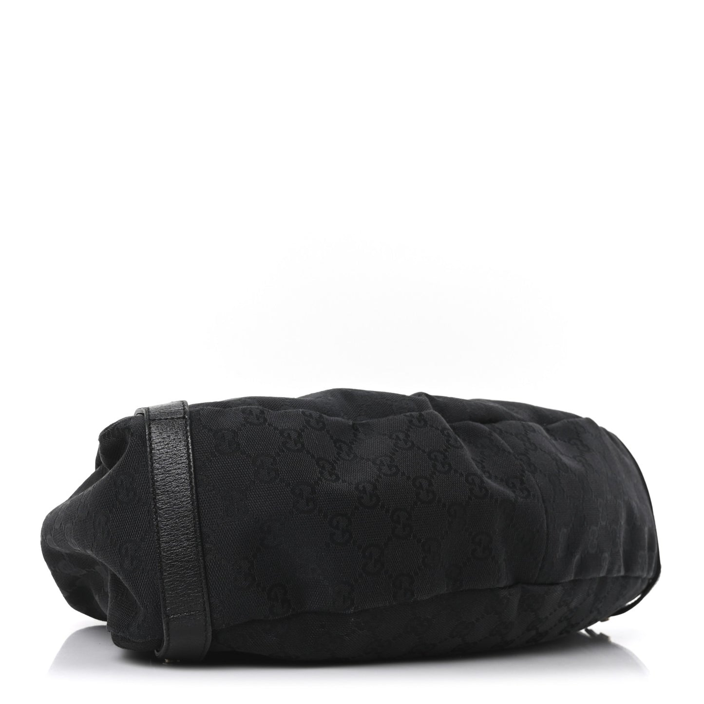 Monogram Medium Abbey Shoulder Bag Black