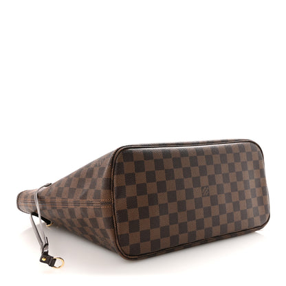 Louis Vuitton Damier Ebene Neo Neverfull MM Rose Ballerine 5 of 10