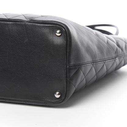 Chanel Calfskin Quilted Medium Cambon Tote Black White 10 of 12