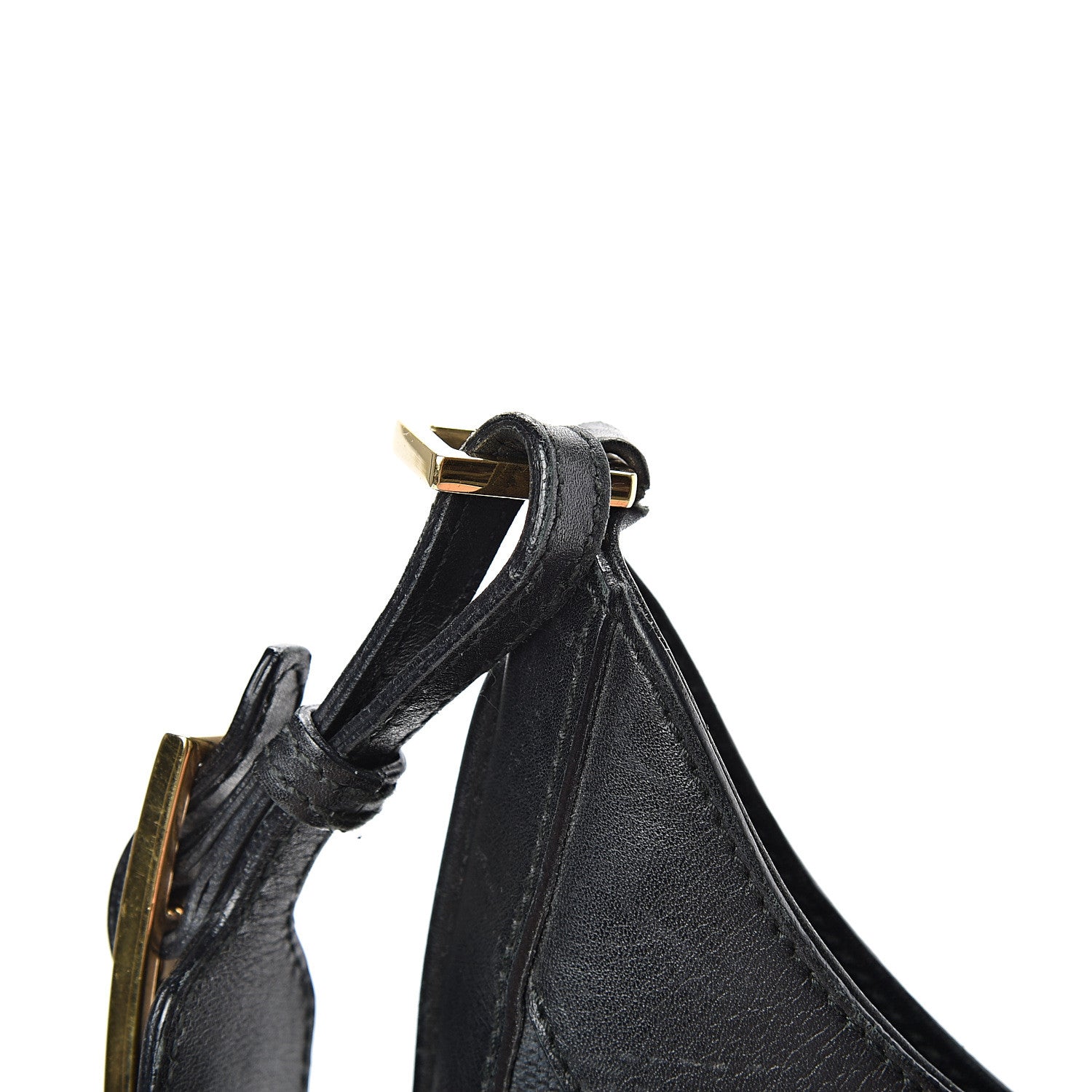 Gucci Canvas Calfskin Jackie O Hobo Black 15 of 16
