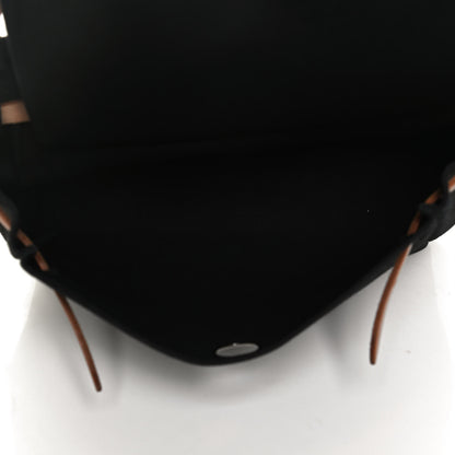 Hermes Barenia Toile Herbag 2 in 1 PM Black 5 of 11