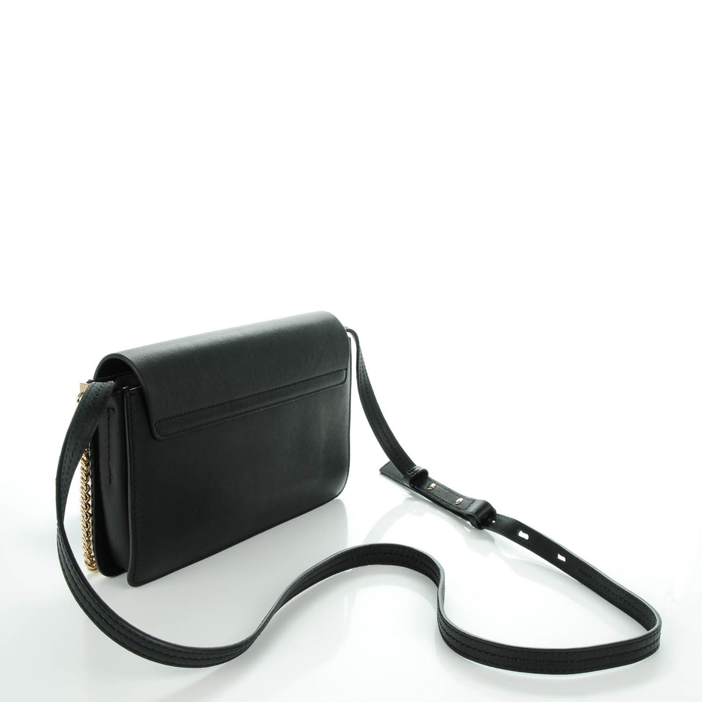 Calfskin Pony Hair Leopard Print Small Faye Shoulder Bag Abstract White