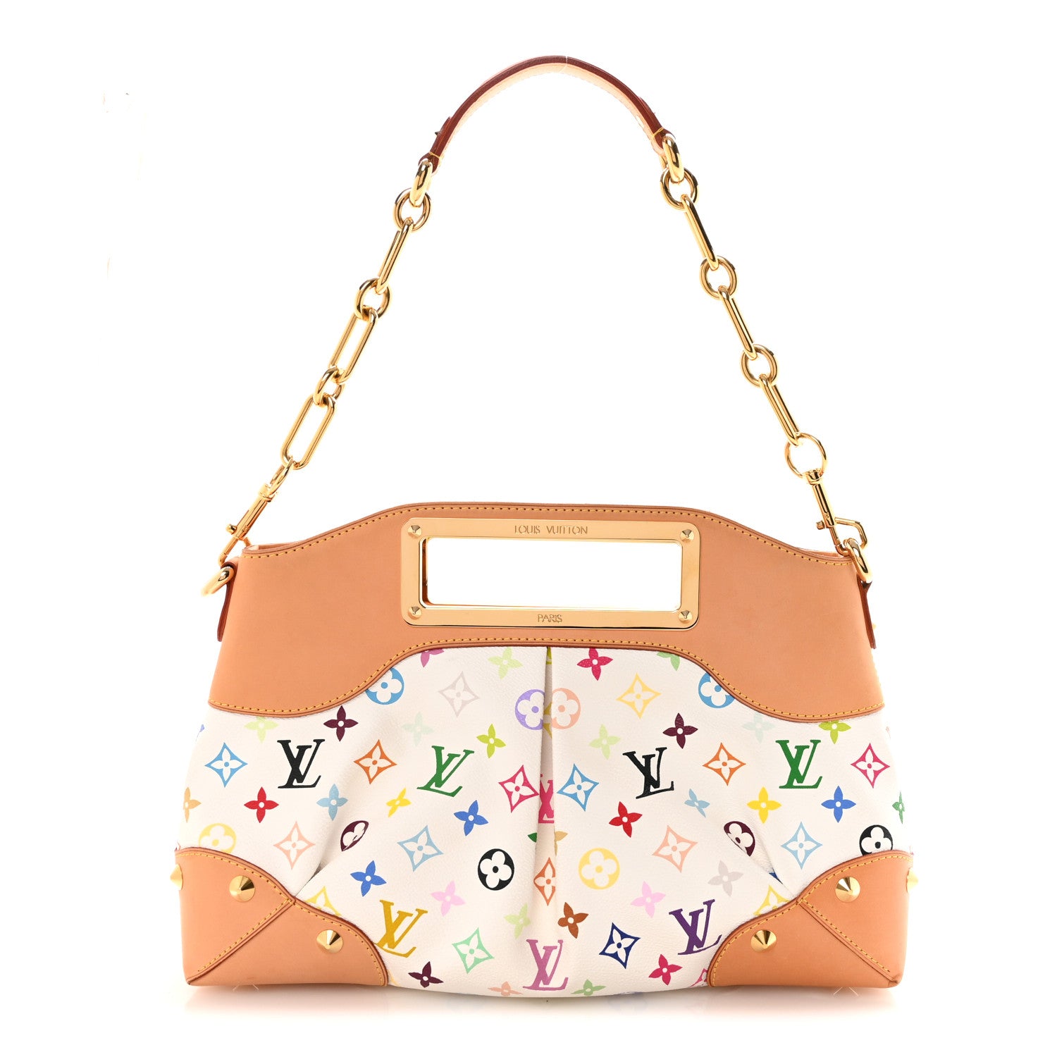 Louis Vuitton Monogram Multicolor Judy MM White 1 of 9
