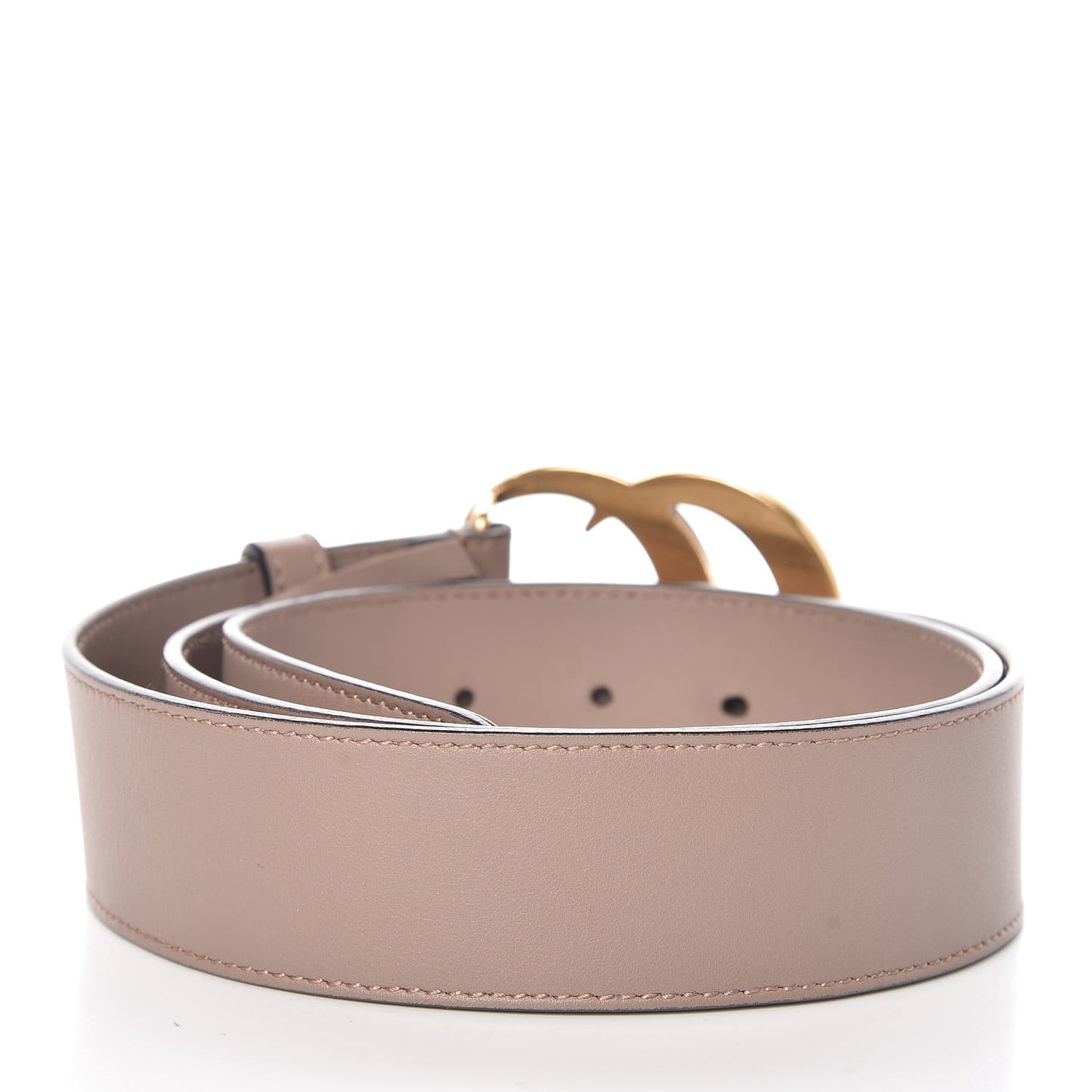 Calfskin Double G 40mm Belt 85 34 Porcelain Rose