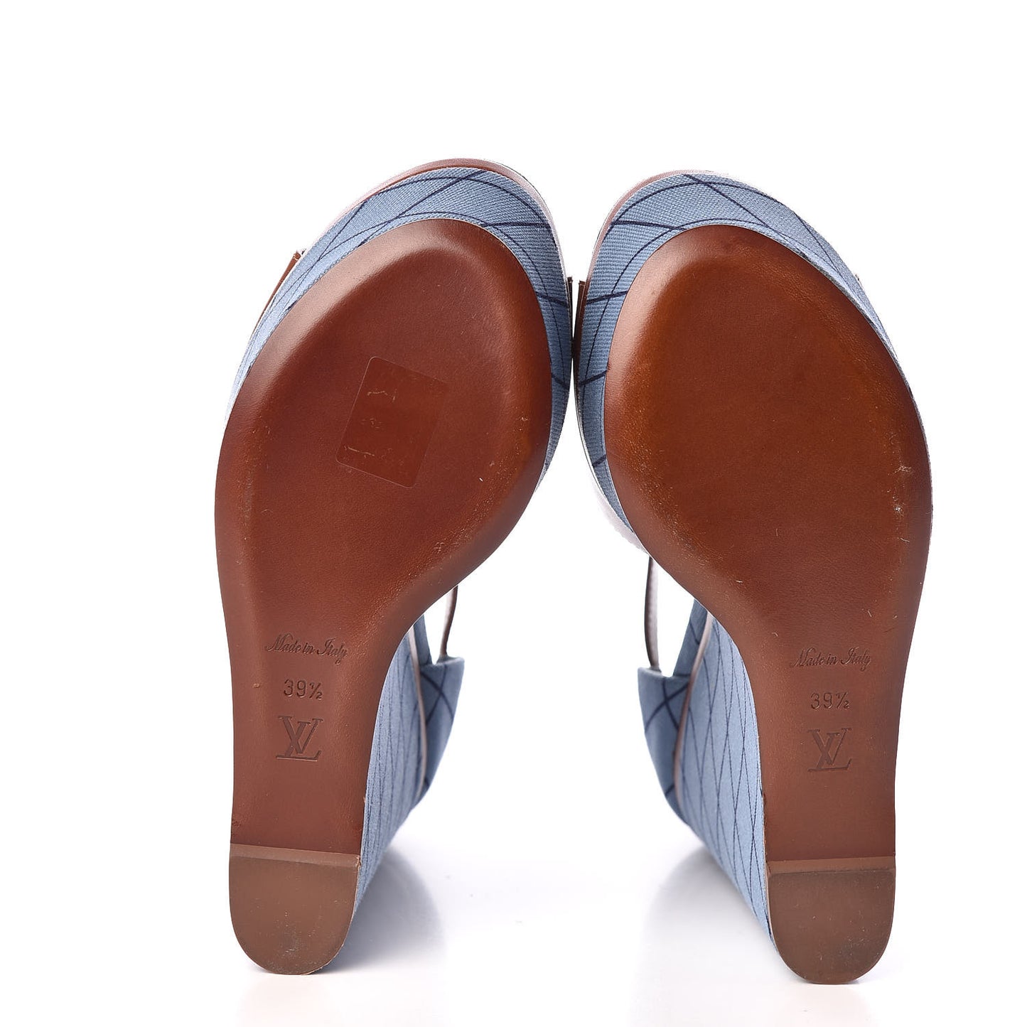 Denim Malletage Blossom Wedge Sandal 39.5