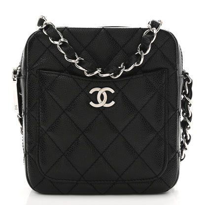 Chanel Caviar Quilted Camera Case Crossbody Bag Black 1 of 11