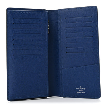 Louis Vuitton Taigarama Brazza Wallet NM Cobalt 5 of 9
