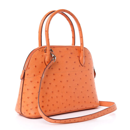 Hermes Ostrich Bolide 27 Orange 3 of 14