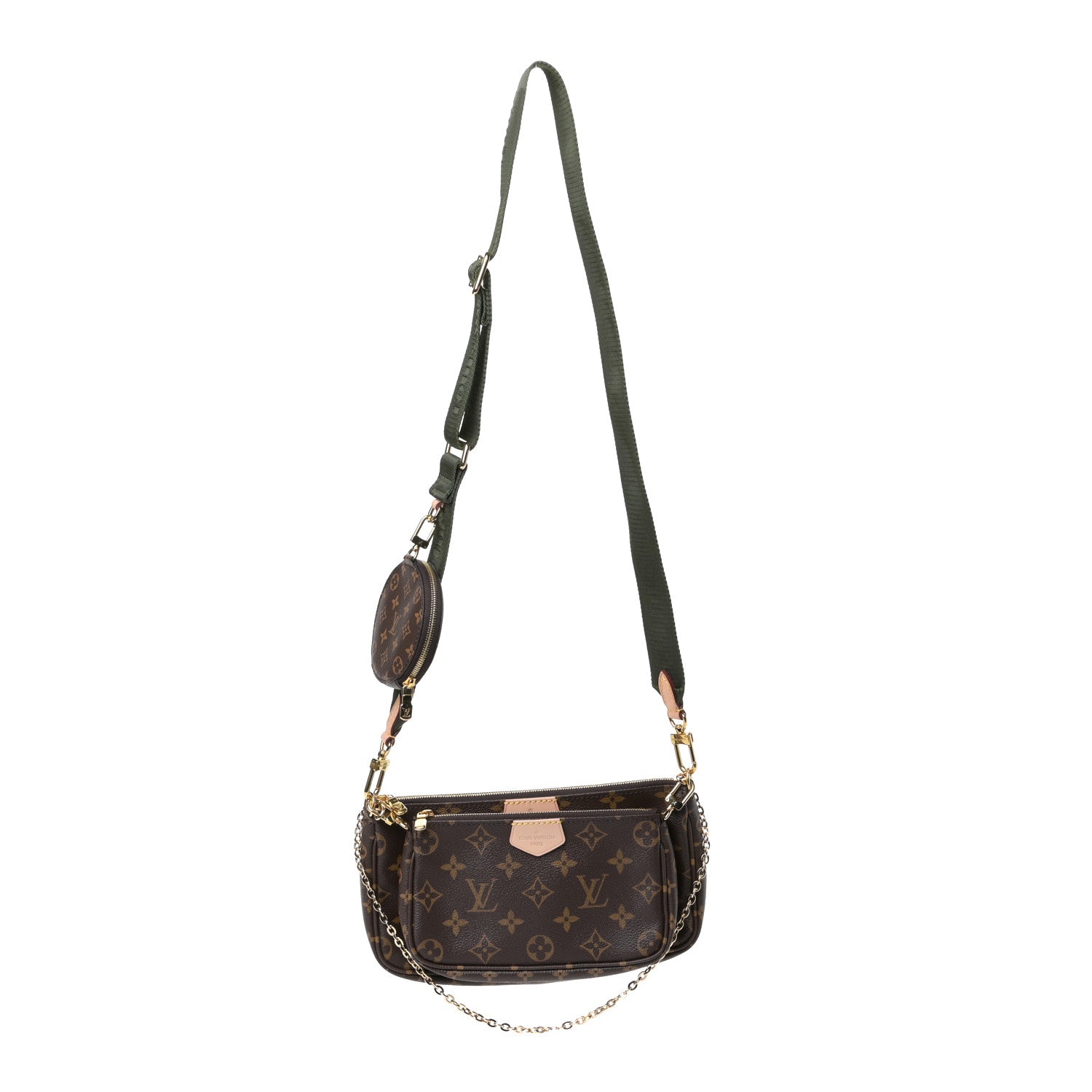 Louis Vuitton Monogram Multi Pochette Accessories Kaki 1 of 4