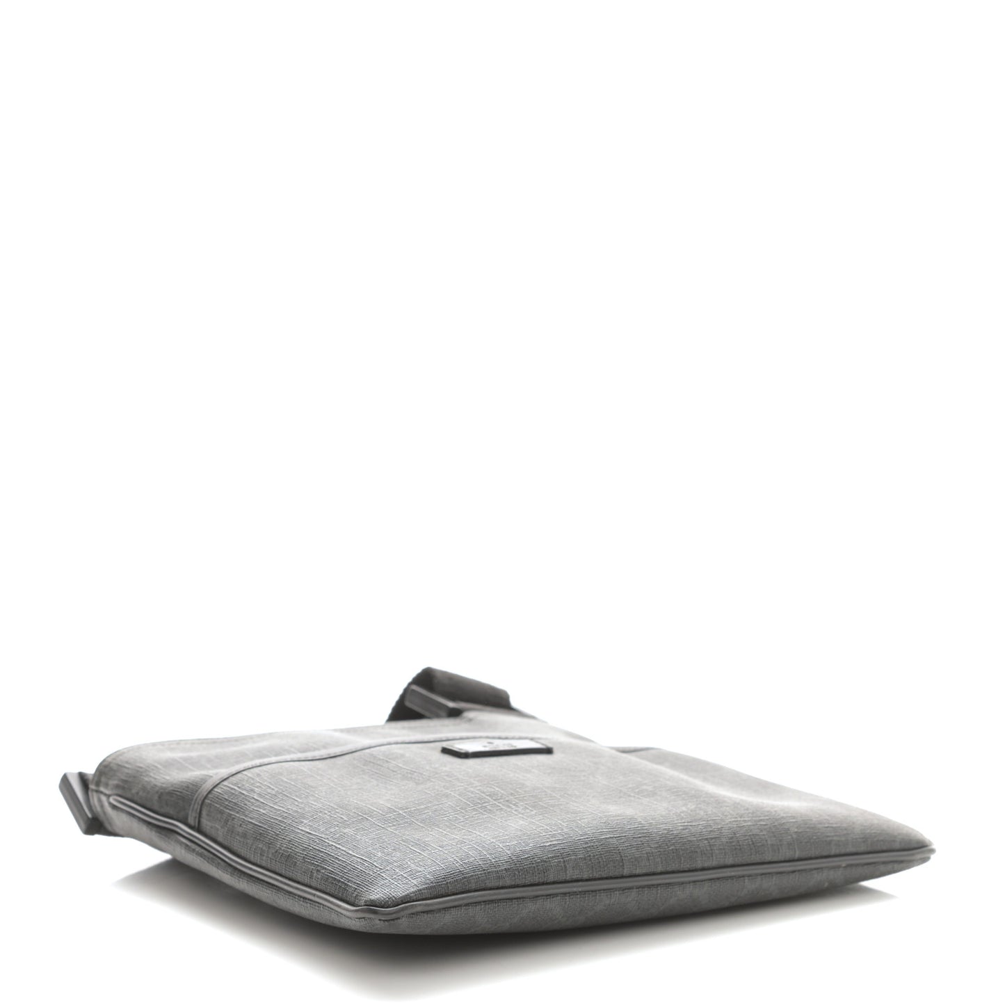 GG Plus Flat Messenger Bag Black Grey