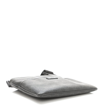 Gucci GG Plus Flat Messenger Bag Black Grey 4 of 10