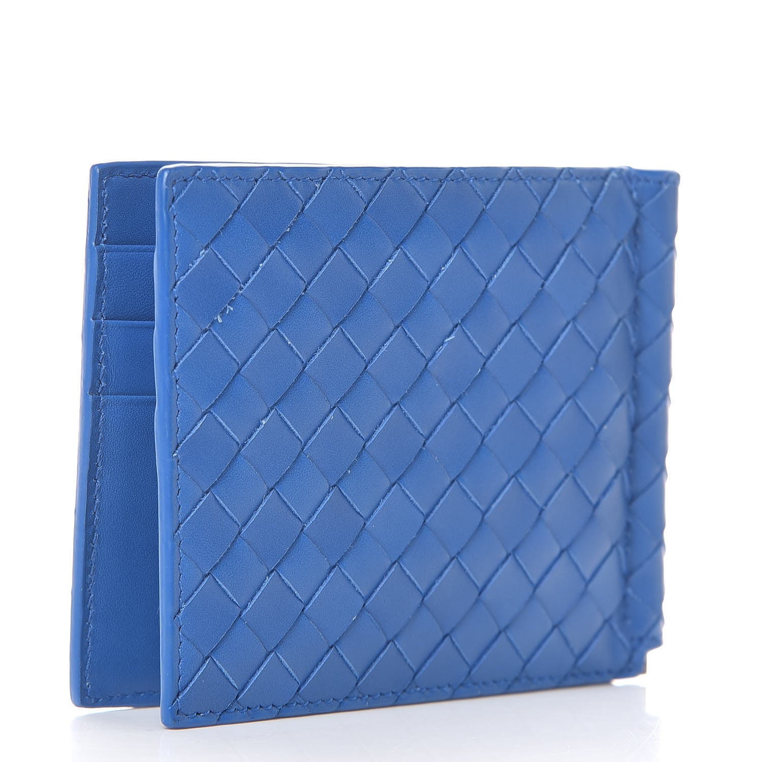 Bottega Veneta Nappa Intrecciato Bi-Fold Wallet Bleuette 3 of 7