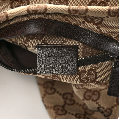 Gucci GG Monogram Double Pocket Belt Bag Dark Brown 6 of 9