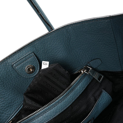 Prada Vitello Phenix Shopping Tote Marine 7 of 12