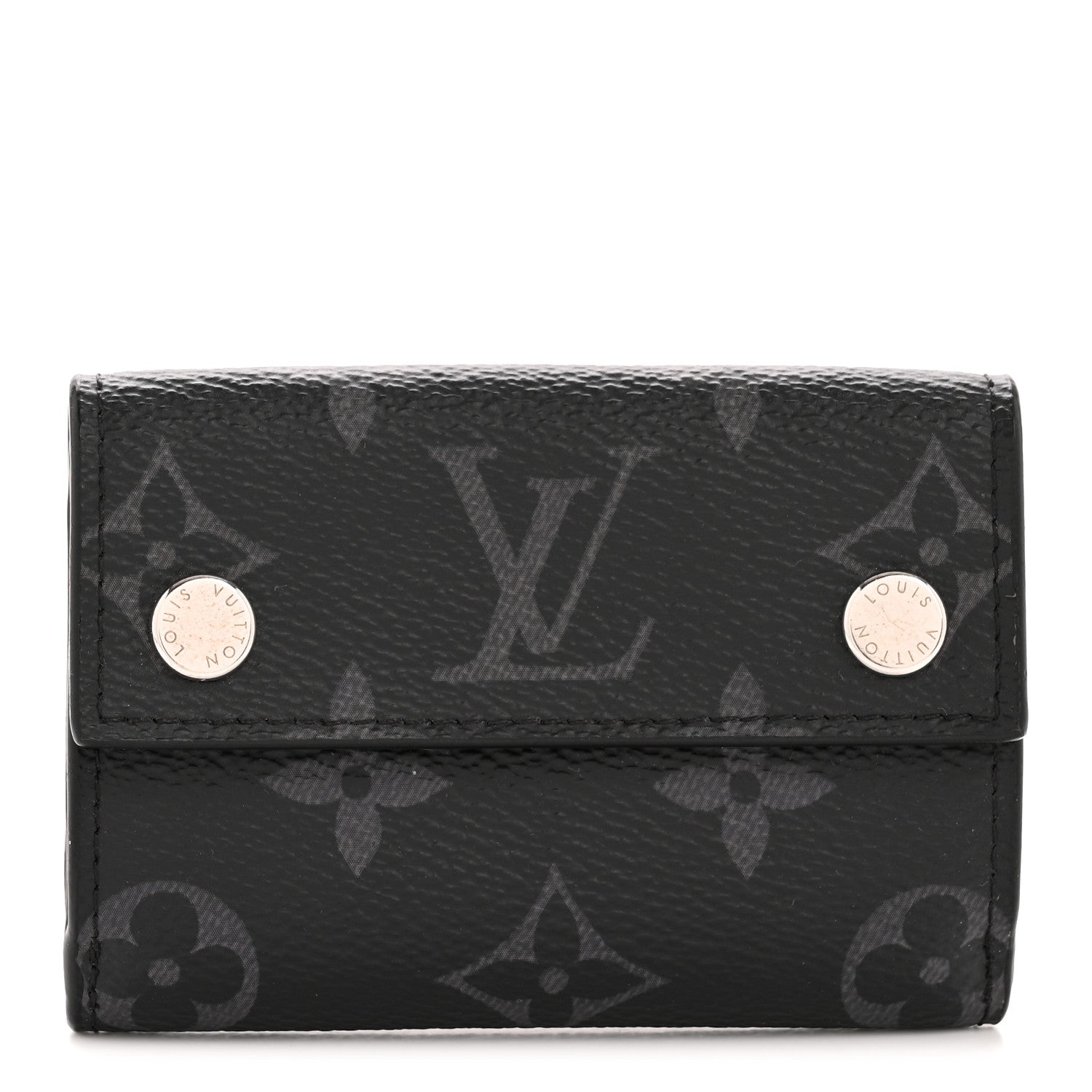 Louis Vuitton Monogram Eclipse Discovery Compact Wallet 1 of 10