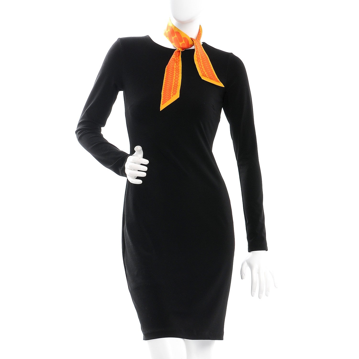 Hermes Silk Clic C'est Noue Twilly Jaune d'Or Orange 2 of 4