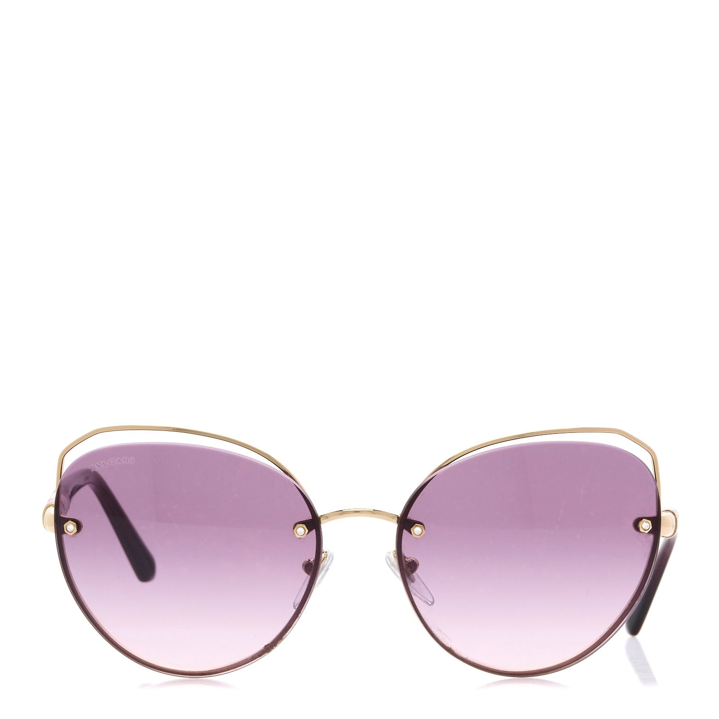 Metal Enamel 6136-B Sunglasses Purple