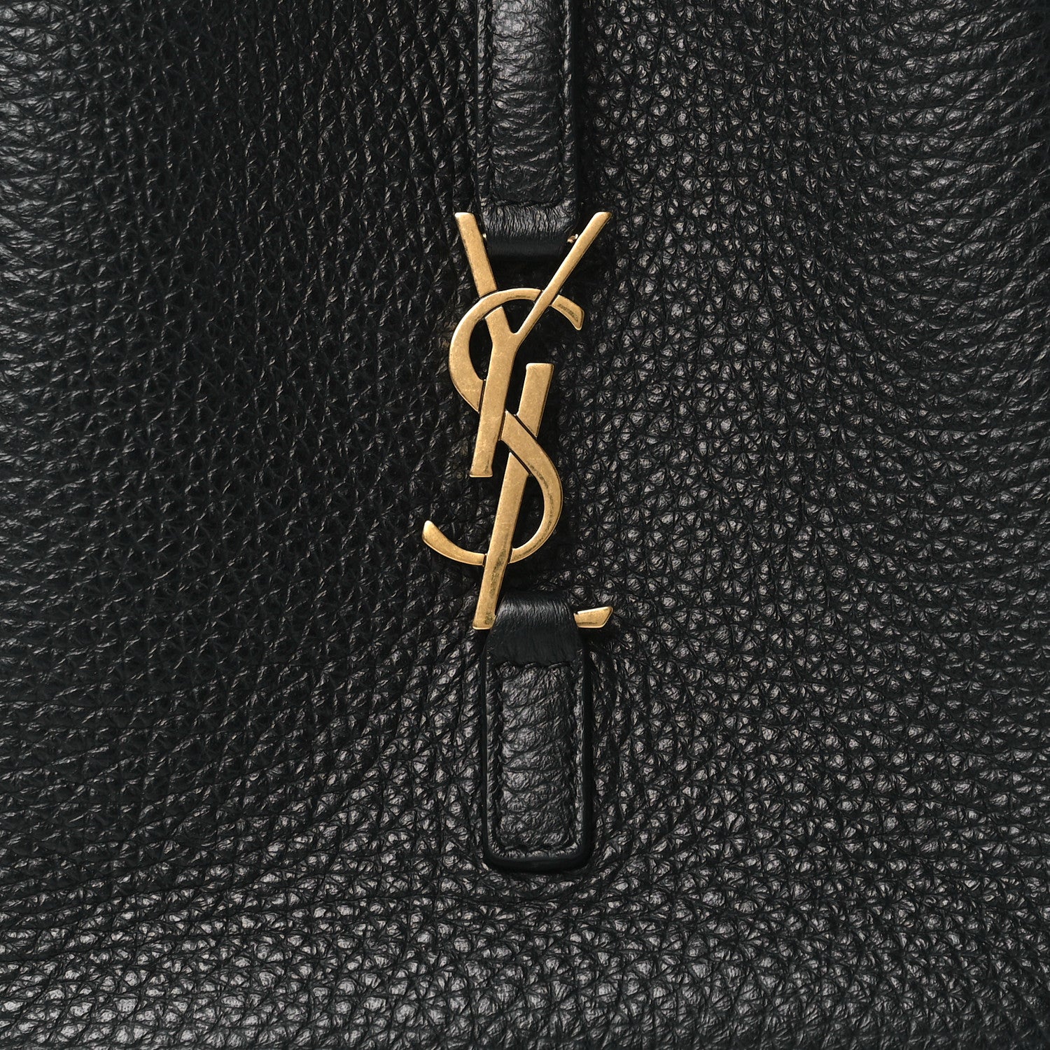 Saint Laurent Grained Calfskin Baby Le 5 A 7 Supple Hobo Black 8 of 11
