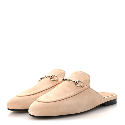 Gucci Suede Womens Princetown Slippers 38.5 Rose Dust 4 of 11