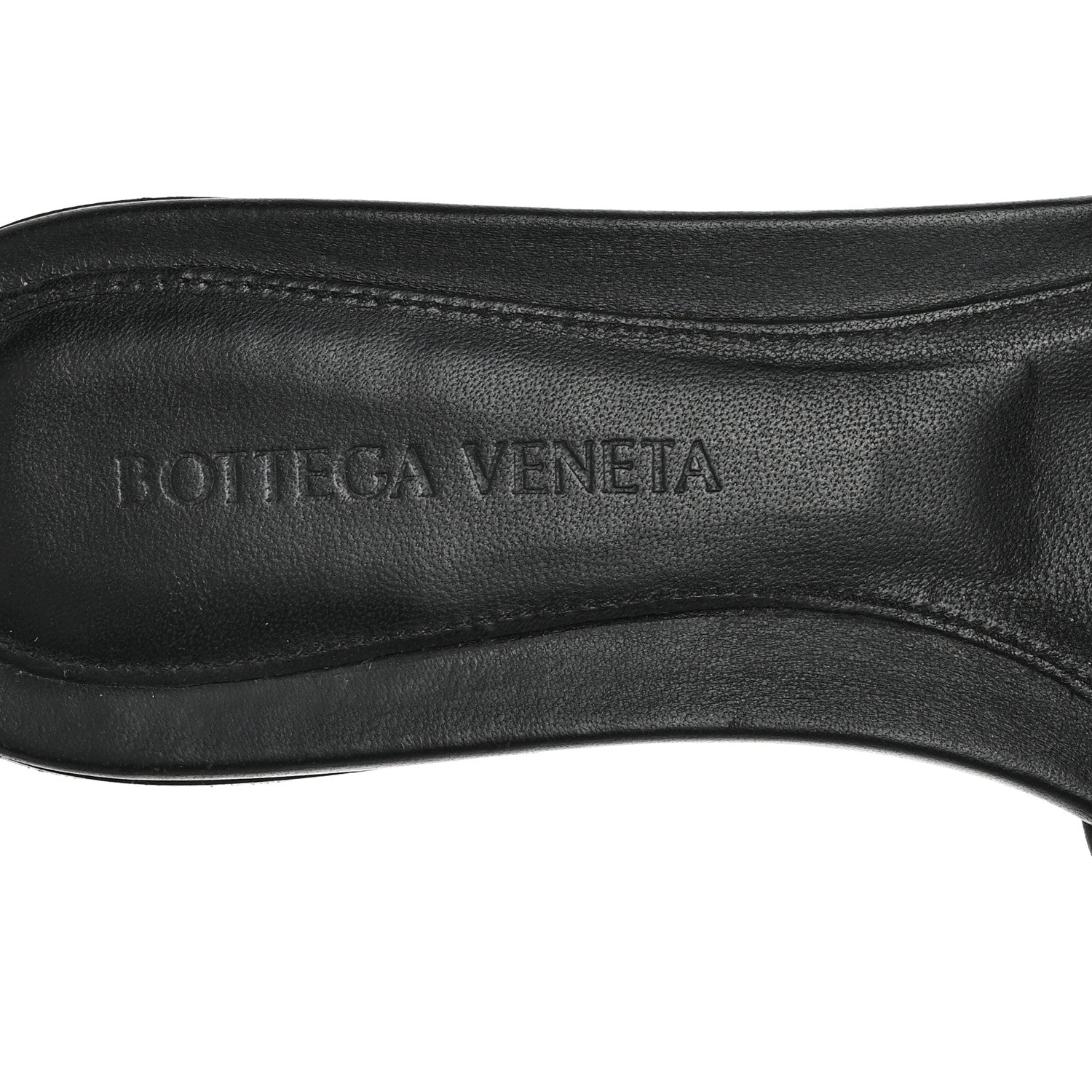 Bottega Veneta Nappa Matelasse Padded Flat Sandals 37.5 Black 8 of 9
