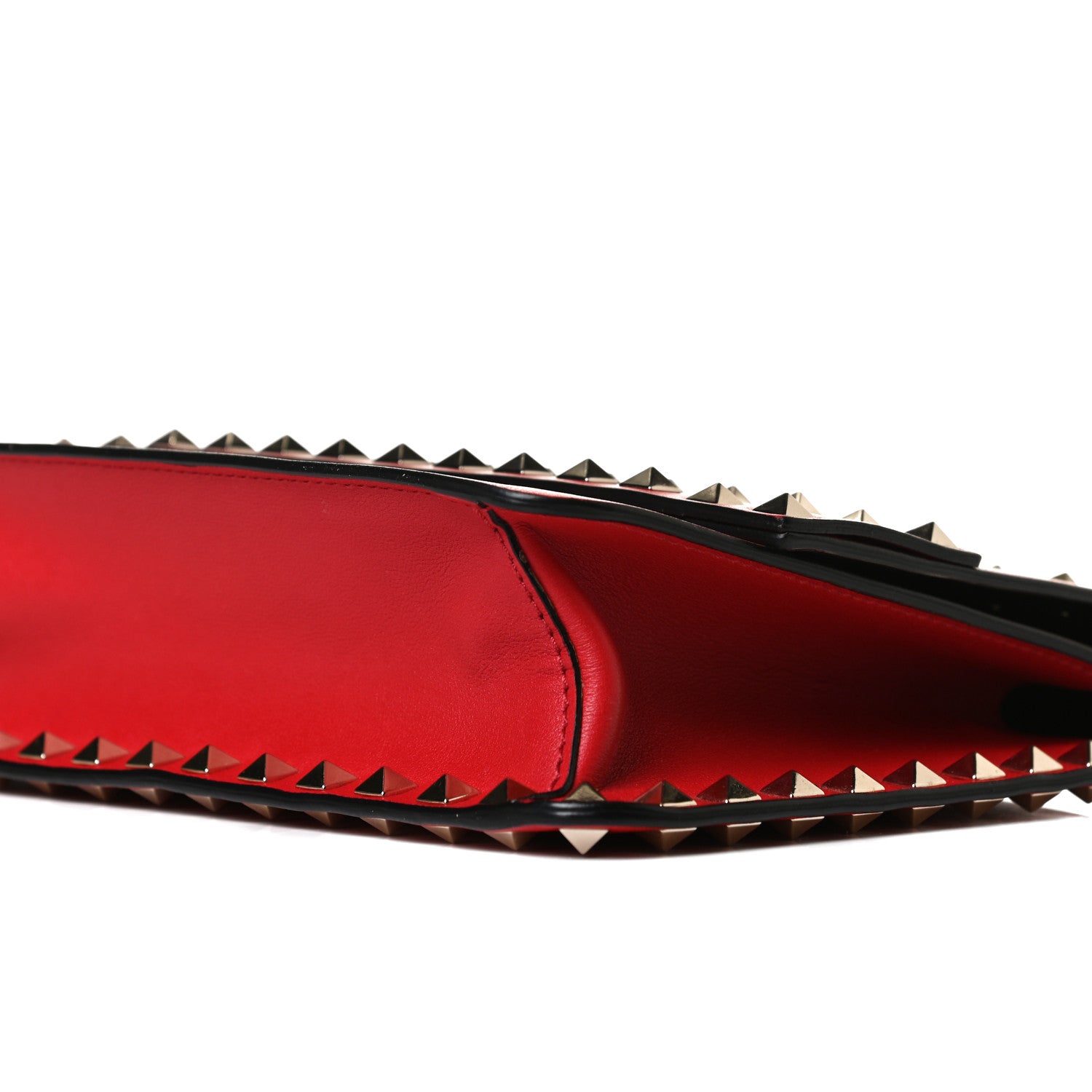 Valentino Garavani Vitello Rockstud Side Slip Crossbody Rouge Pur 10 of 20
