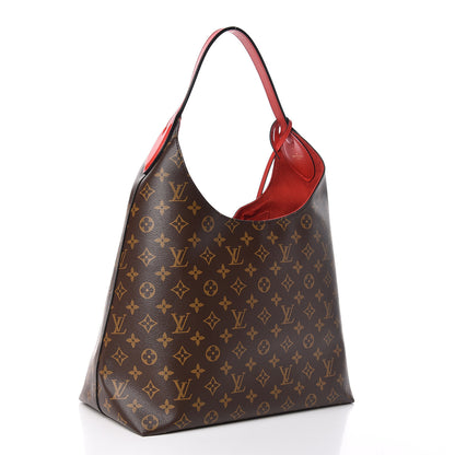 Louis Vuitton Monogram Flower Hobo Coquelicot 3 of 16