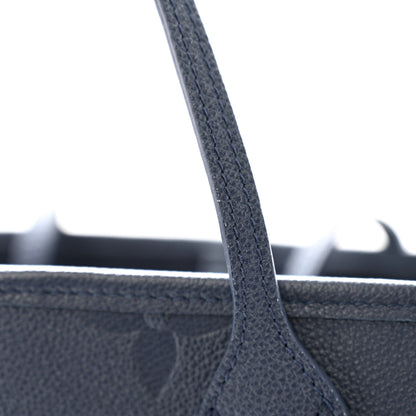 Louis Vuitton Empreinte Monogram Giant Neverfull MM Navy 11 of 11