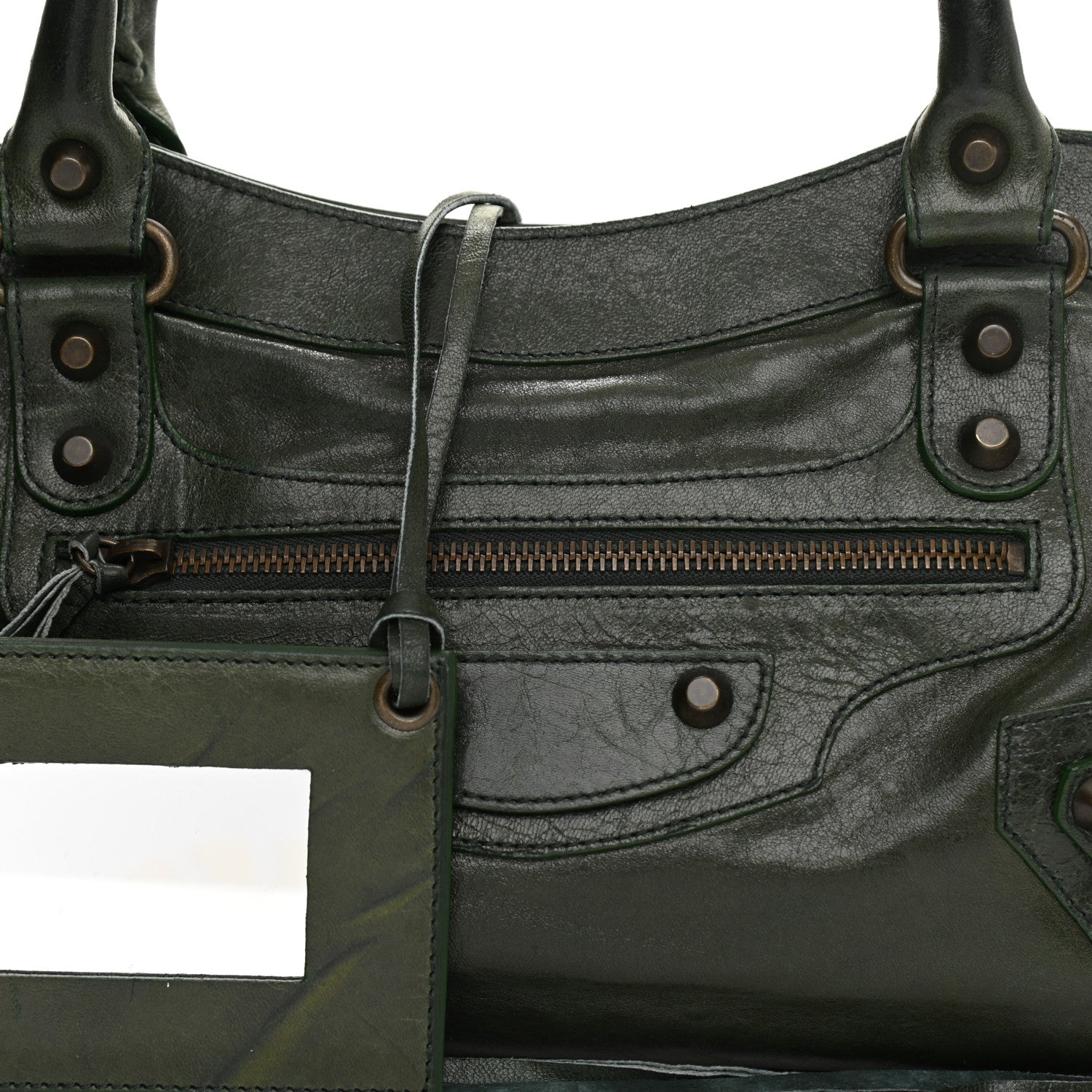 Balenciaga Chevre Classic Hardware First Olive 7 of 9