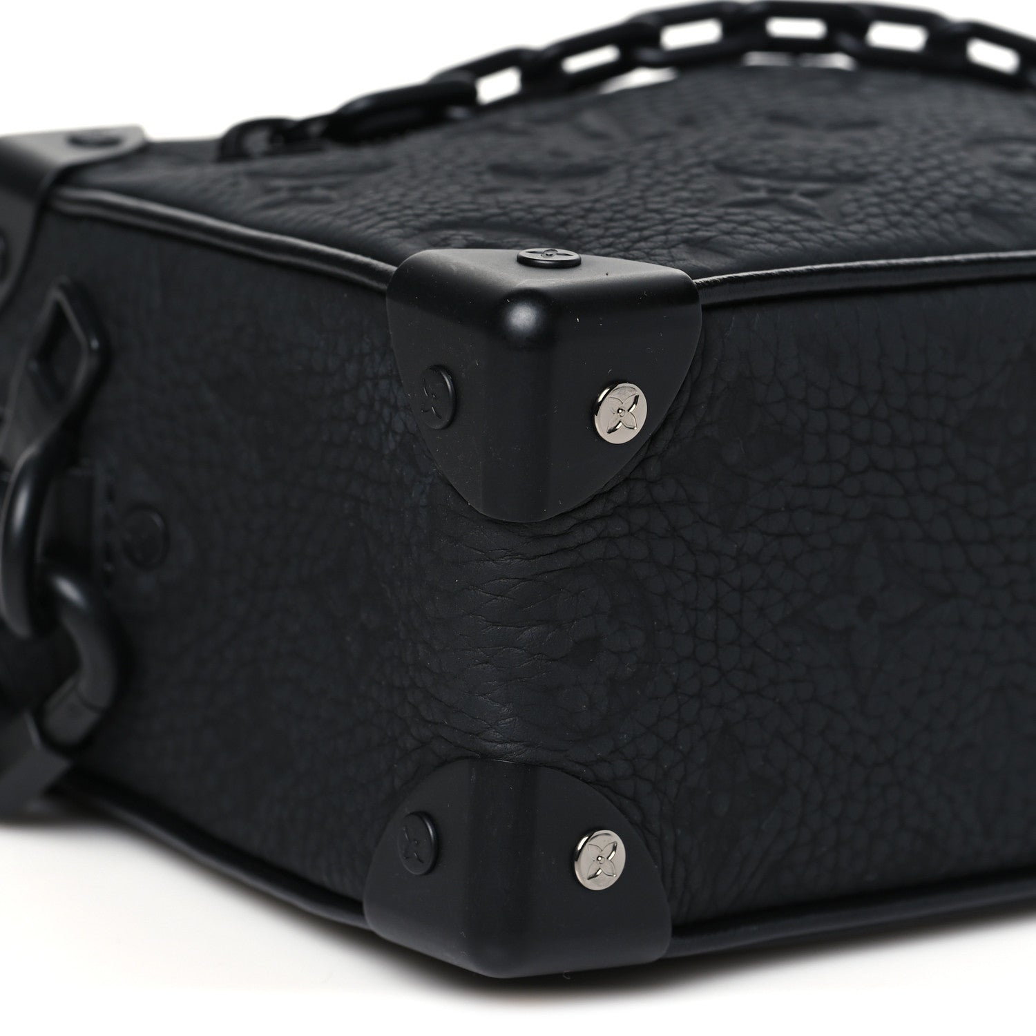 Louis Vuitton Taurillon Monogram Mini Soft Trunk Black 8 of 9