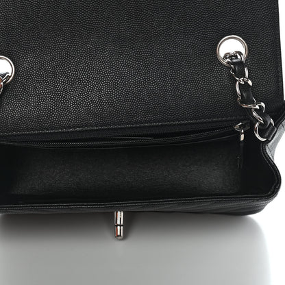 Chanel Caviar Chevron Quilted Mini Rectangular Flap Black 5 of 11