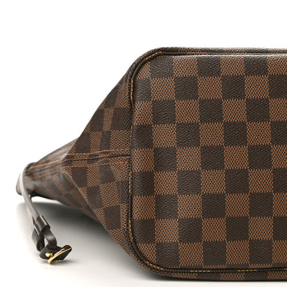 Louis Vuitton Damier Ebene Neo Neverfull MM Rose Ballerine 9 of 10