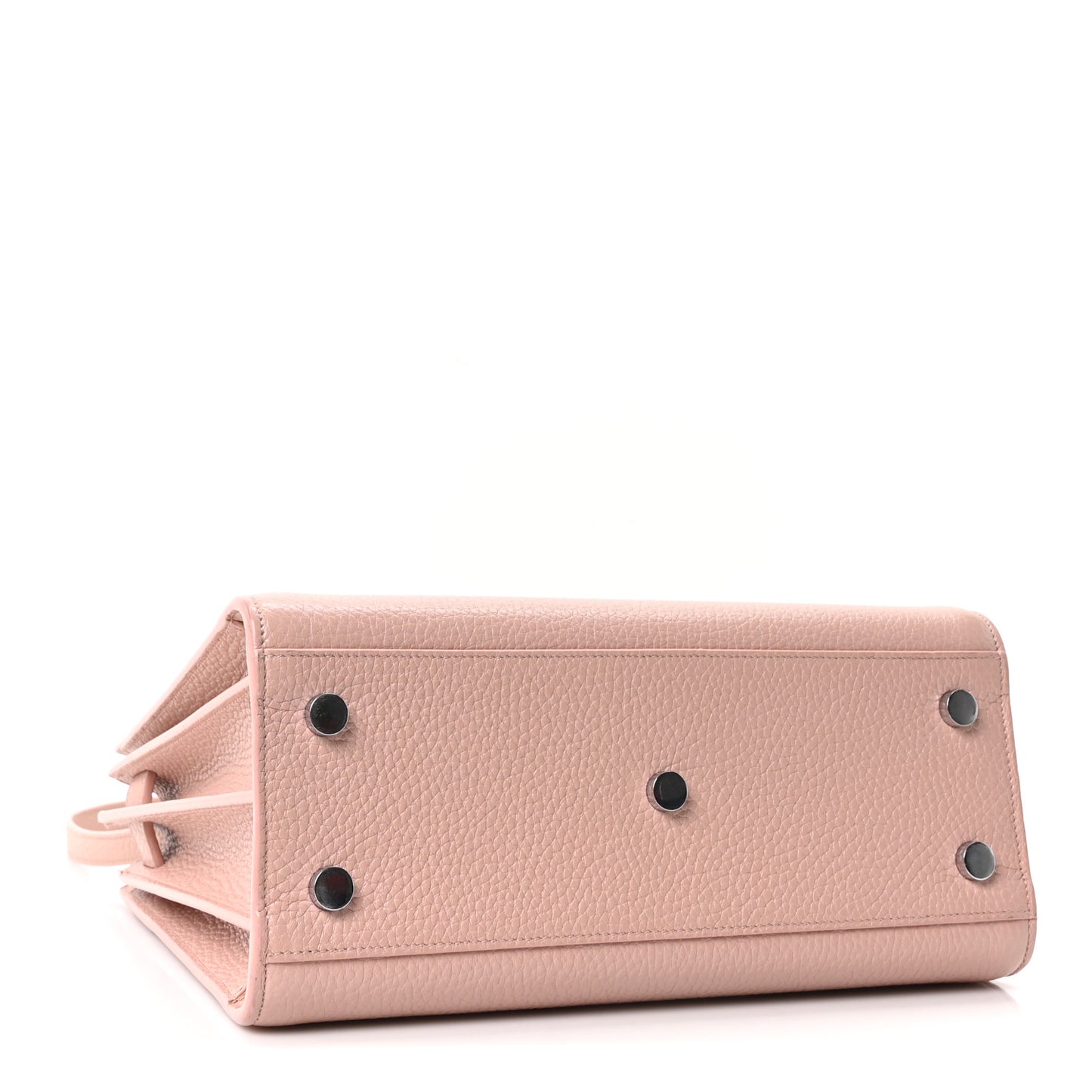 Grained Calfskin Baby Sac De Jour Antique Rose