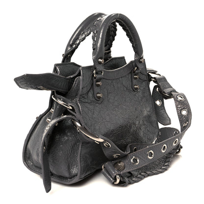 Balenciaga Agneau Arena Neo Cagole Handbag XS Dark Grey 4 of 11