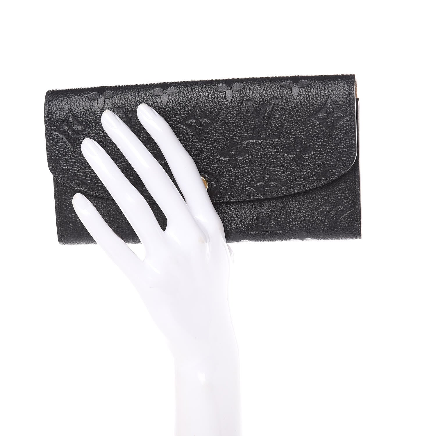 Louis Vuitton Empreinte Emilie Wallet Black Dune 2 of 7