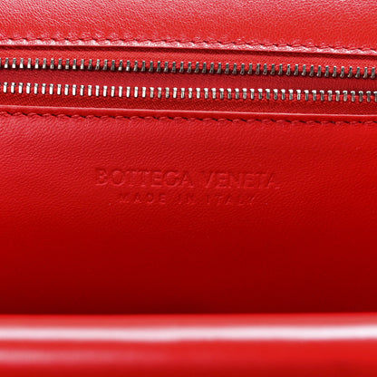Bottega Veneta Box Calfskin Nappa Clip Bag Red 7 of 13