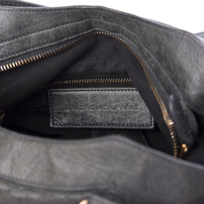 Balenciaga Agneau Giant 12 Rose Gold Hardware Town Anthracite 8 of 12