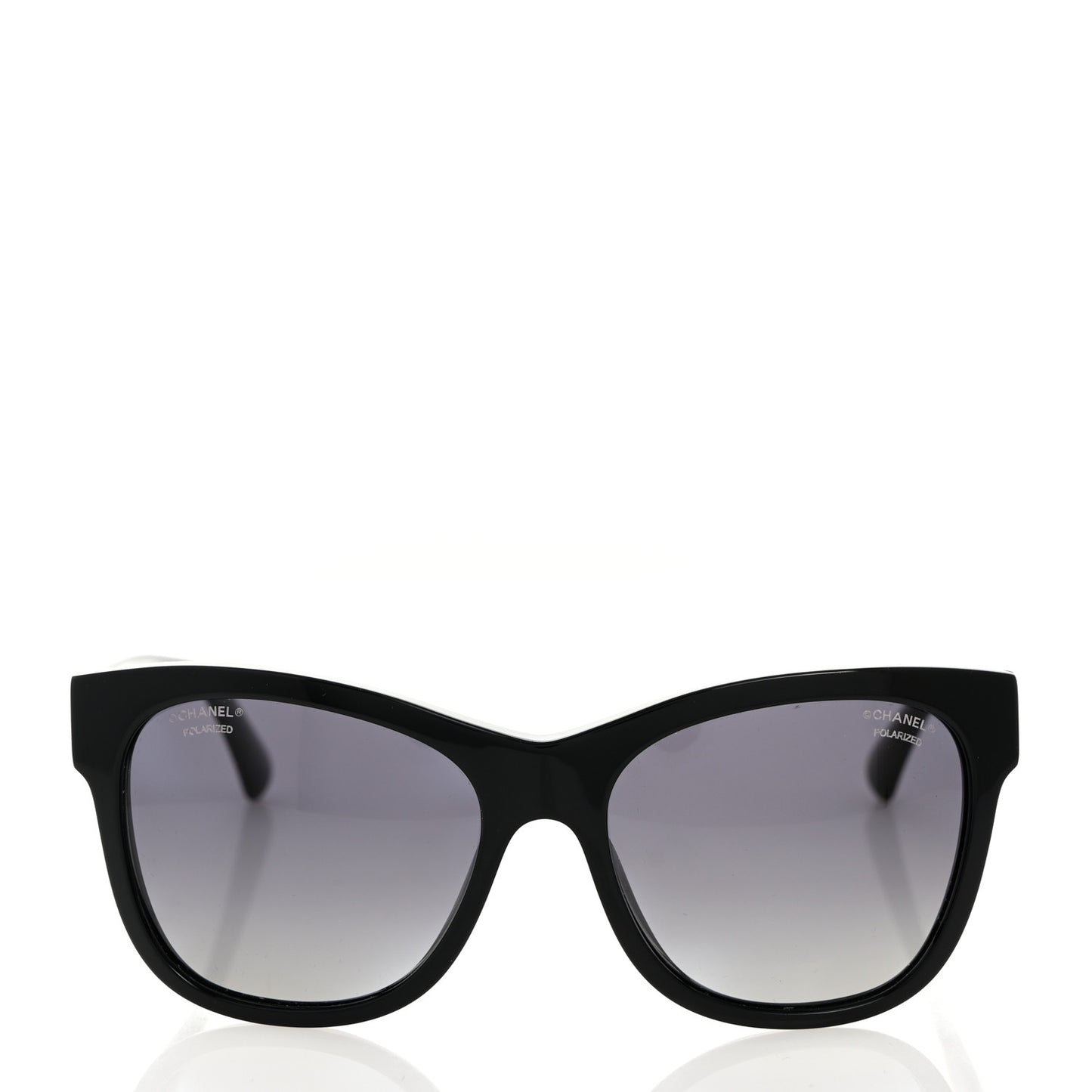 Acetate Polarized Square CC Sunglasses 5380 Black