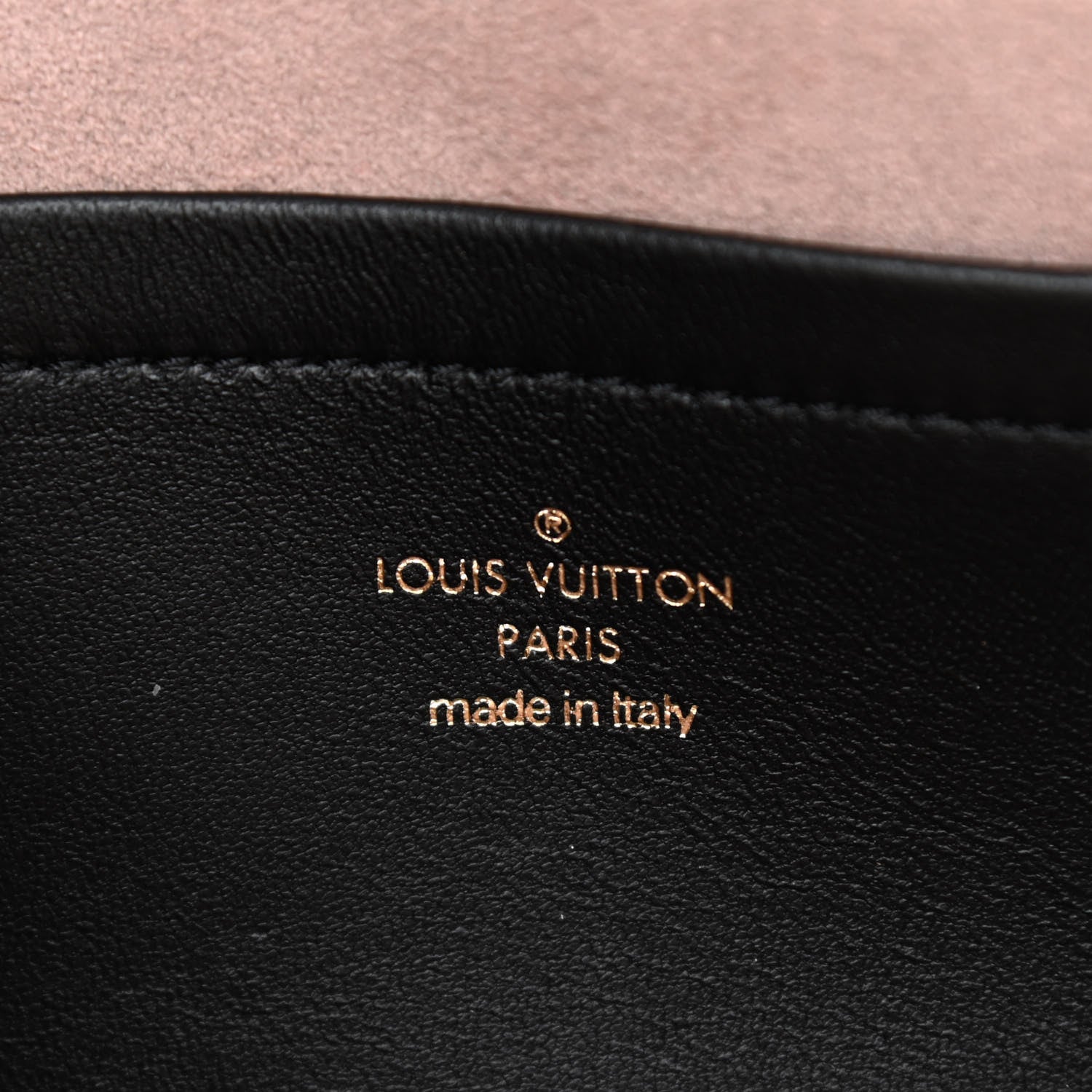 Louis Vuitton Lambskin Embossed Monogram Pochette Coussin Black 6 of 7
