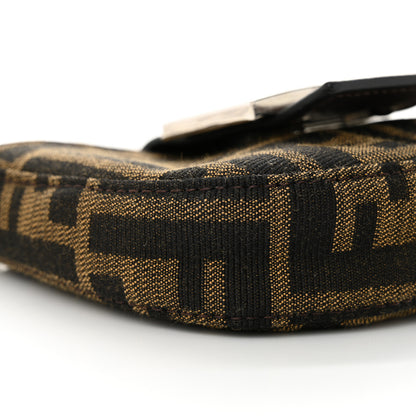 Fendi Zucca Mini Half Moon Baguette Tobacco 8 of 10