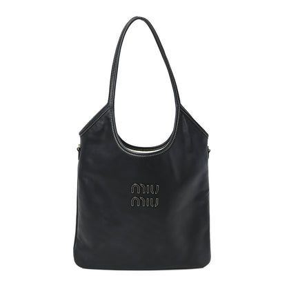 Miu Miu Nappa Ivy Bag Black 1 of 8